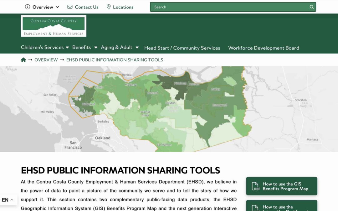 EHSD Public Information Sharing Tools
